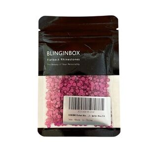 Blinginbox Luminous Rhinestone Amethyst Neon Flat Back Glass Gems